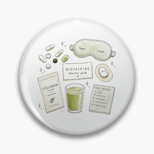 Item preview, Biohacking Daily Protocol Checklist | Wellness Routine Printable | Minimalist Self-Care & Healthy Habits Design designed and sold by Ramona-Gliga.