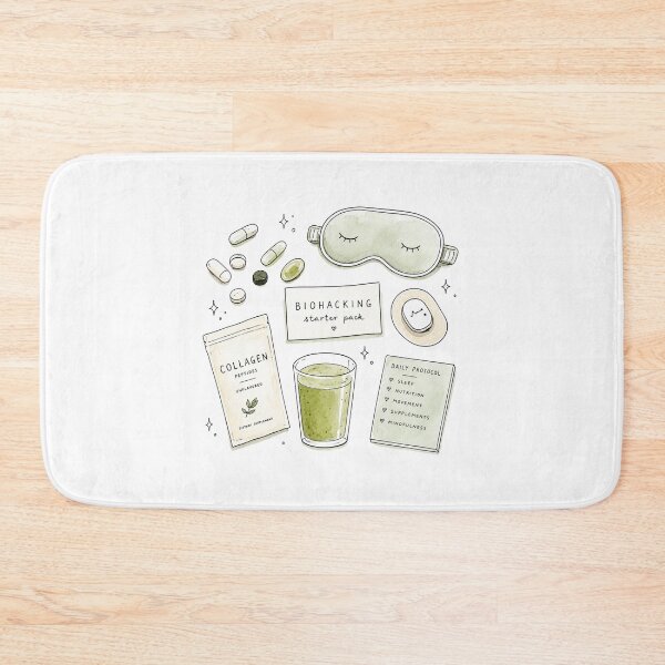 Item preview, Biohacking Daily Protocol Checklist | Wellness Routine Printable | Minimalist Self-Care & Healthy Habits Design designed and sold by Ramona-Gliga.