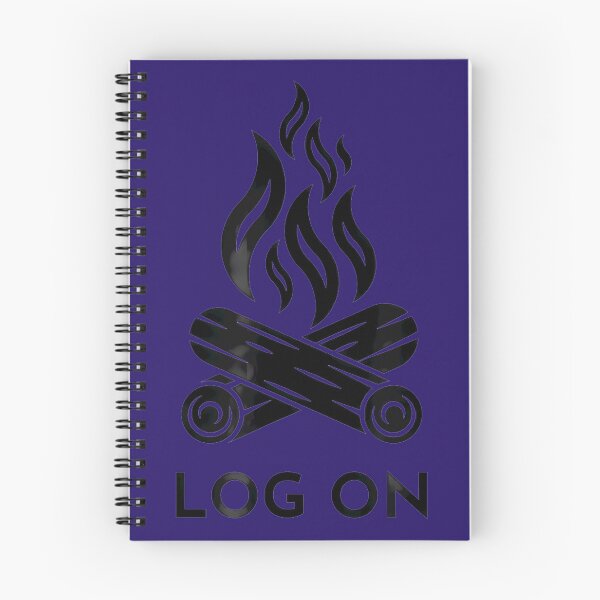 Item preview, Log On Funny Campfire Pun designed and sold by RodriguezheySho.