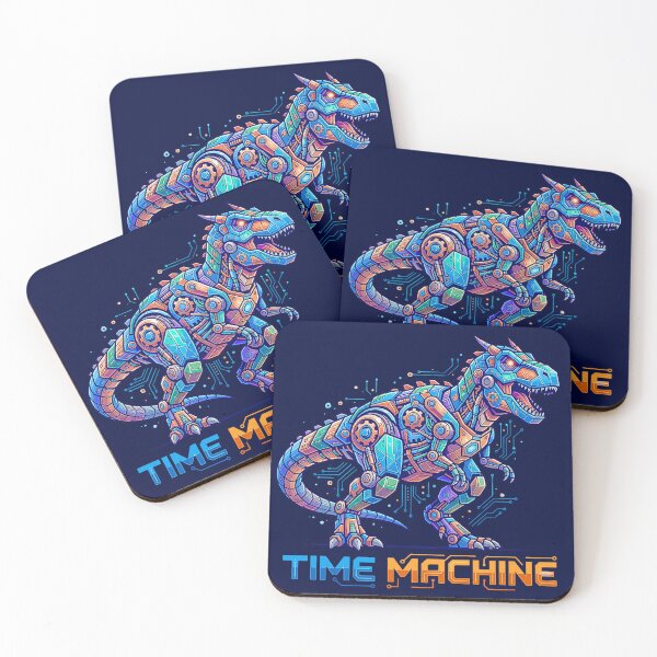 Item preview, Cyberpunk Mecha T-Rex Time Machine Sci-Fi Art designed and sold by rich-moda.
