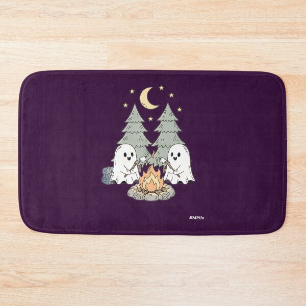 Item preview, Cute Ghost Camping Night with Marshmallows designed and sold by RodriguezheySho.
