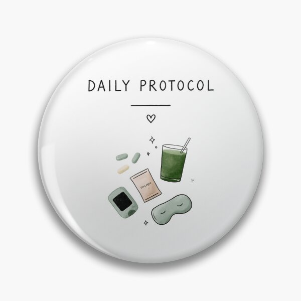 Item preview, Biohacking Daily Protocol Checklist | Wellness Routine Printable | Minimalist Self-Care & Healthy Habits Design designed and sold by Ramona-Gliga.