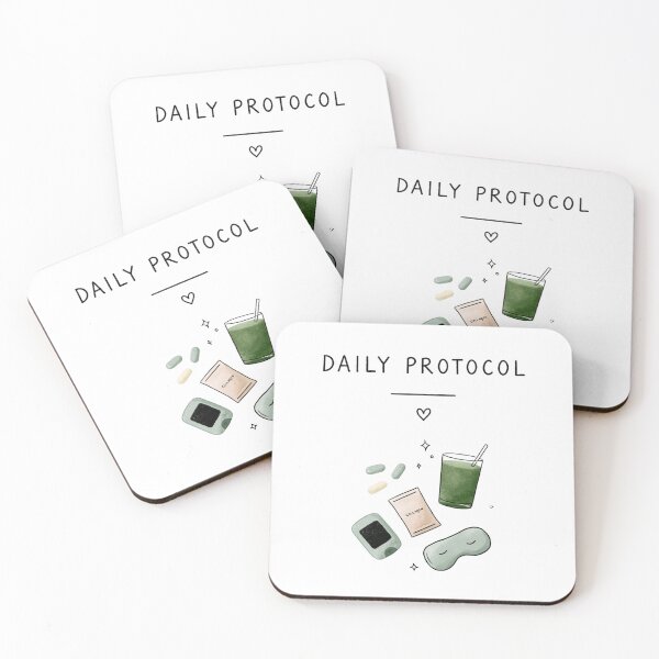 Item preview, Biohacking Daily Protocol Checklist | Wellness Routine Printable | Minimalist Self-Care & Healthy Habits Design designed and sold by Ramona-Gliga.