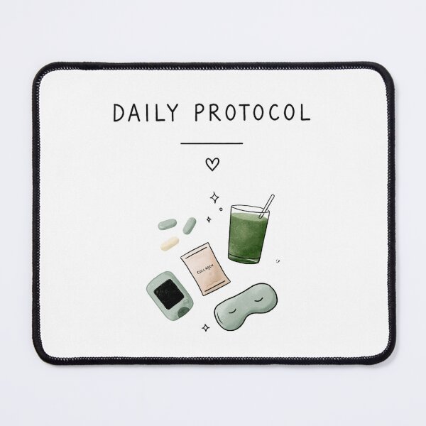 Item preview, Biohacking Daily Protocol Checklist | Wellness Routine Printable | Minimalist Self-Care & Healthy Habits Design designed and sold by Ramona-Gliga.