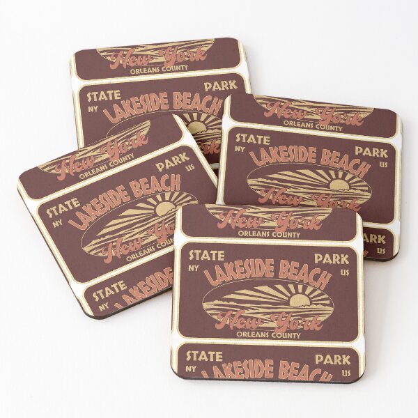 Item preview, Lakeside Beach State Park, Orleans County, New York, badge design designed and sold by Wanderful-roads.