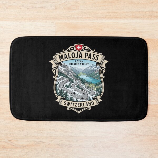 Item preview, Maloja Pass Switzerland Mountain Adventure Artwork designed and sold by enzoade.