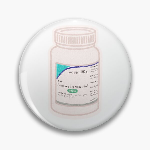 Item preview, Fluoxetine 10mg bottle designed and sold by aubs1726.