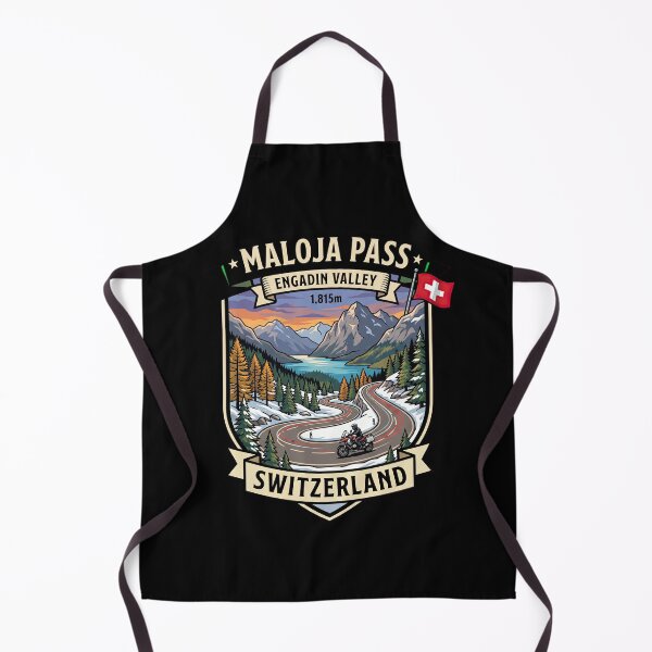 Item preview, Maloja Pass Switzerland Alpine Road Graphic designed and sold by enzoade.