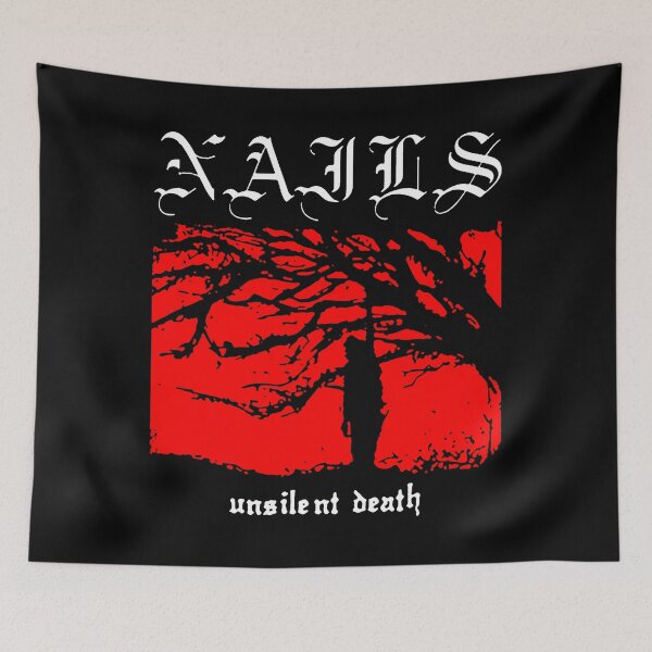 Item preview, White Typography Unsilent Death designed and sold by billiasbros.