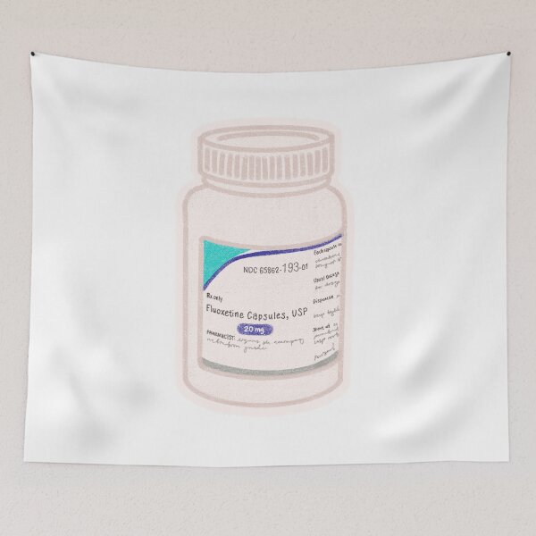 Item preview, Fluoxetine 20mg bottle designed and sold by aubs1726.
