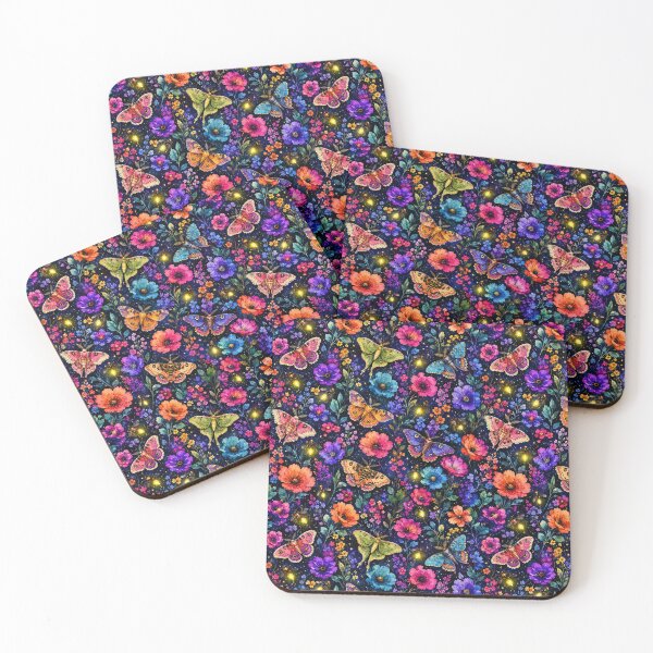 Item preview, Midnight Meadow of Moths designed and sold by Echo Blanc.
