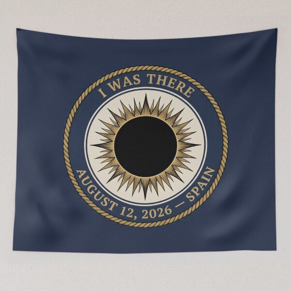 Item preview, I Was There Total Solar Eclipse Spain 2026 designed and sold by CalmCapy Co.
