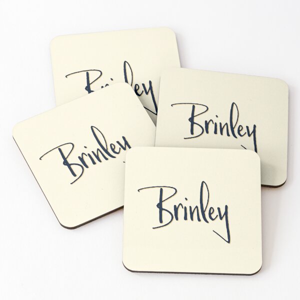 Item preview, BRINLEY personalized type design designed and sold by CharlottePlaceArt.