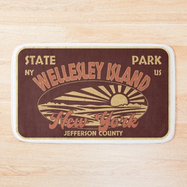 Item preview, Wellesley Island State Park, Jefferson County, New York, badge design designed and sold by Wanderful-roads.