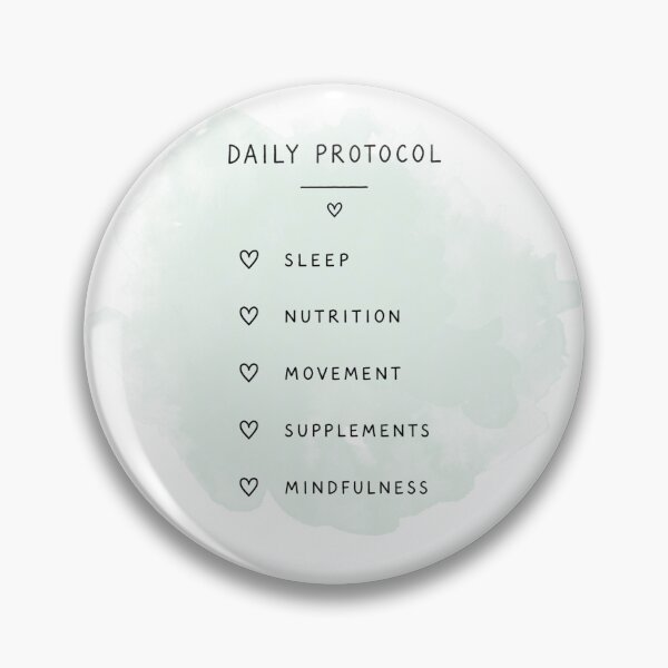 Item preview, Biohacking Daily Protocol Checklist | Wellness Routine Printable | Minimalist Self-Care & Healthy Habits Design designed and sold by Ramona-Gliga.