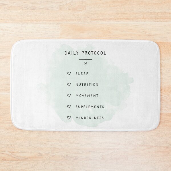 Item preview, Biohacking Daily Protocol Checklist | Wellness Routine Printable | Minimalist Self-Care & Healthy Habits Design designed and sold by Ramona-Gliga.