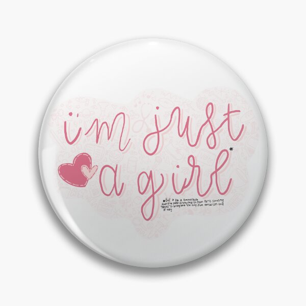 Item preview, Just a Girl* designed and sold by whimsicallyanxious.
