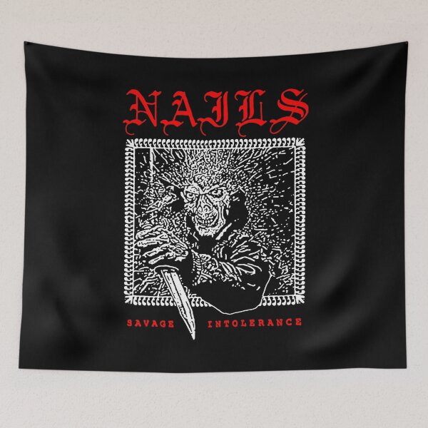 Item preview, Red Typography White Frame Grindcore designed and sold by billiasbros.