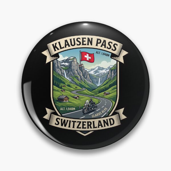 Artikelvorschau, Klausenpass Alpenpass Reisedesign entworfen und verkauft von enzoade.