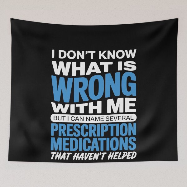 Item preview, I Don't Know Whats Wrong With Me Funny Sarcastic Gift designed and sold by Say It With Ink.