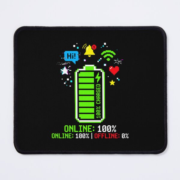 Item preview, Pixel Art Battery Tech Humor Gamer Life designed and sold by SplashTastic.