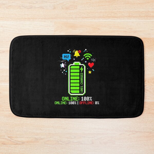 Item preview, Pixel Art Battery Tech Humor Gamer Life designed and sold by SplashTastic.