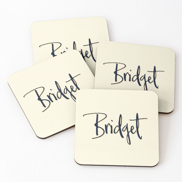 Item preview, BRIDGET personalized type design designed and sold by CharlottePlaceArt.