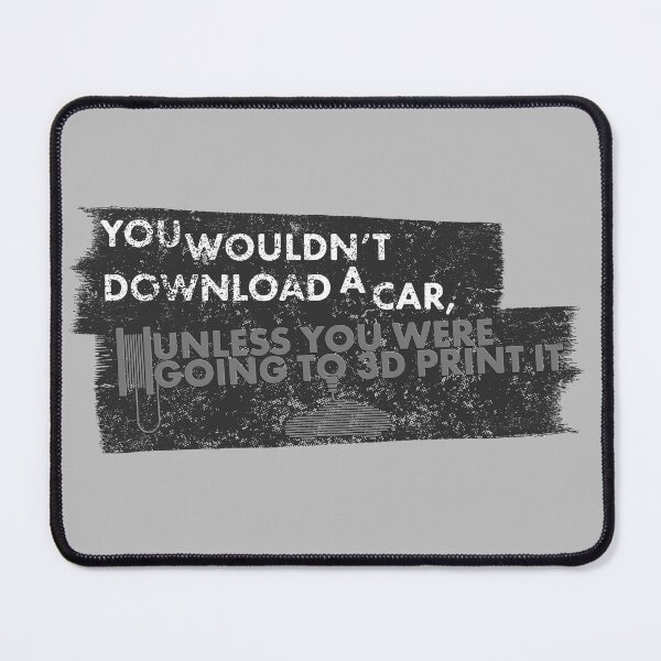Item preview, You wouldn't download a car 3d print parody designed and sold by cperrydesign.