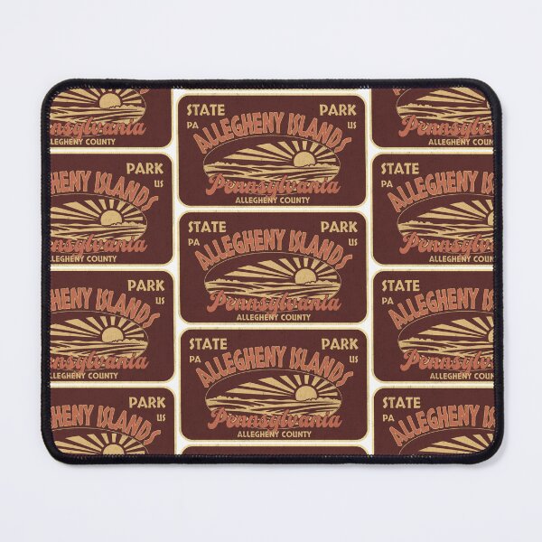 Item preview, Allegheny Islands State Park, Allegheny County, Pennsylvania, badge design designed and sold by Wanderful-roads.