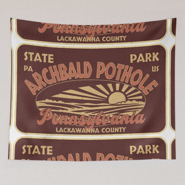Item preview, Archbald Pothole State Park, Lackawanna County, Pennsylvania, badge design designed and sold by Wanderful-roads.