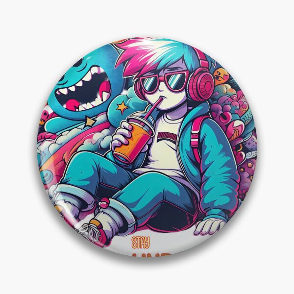 Item preview, Unbothered Chill Anime Boy Streetwear designed and sold by Sumikaze-Ren.