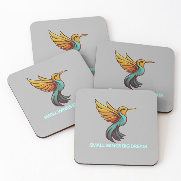 Item preview, Small Wings Big Dreams Hummingbird T-Shirt | Motivational Inspirational Tee | Positive Mindset Shirt designed and sold by Khanworld1234.