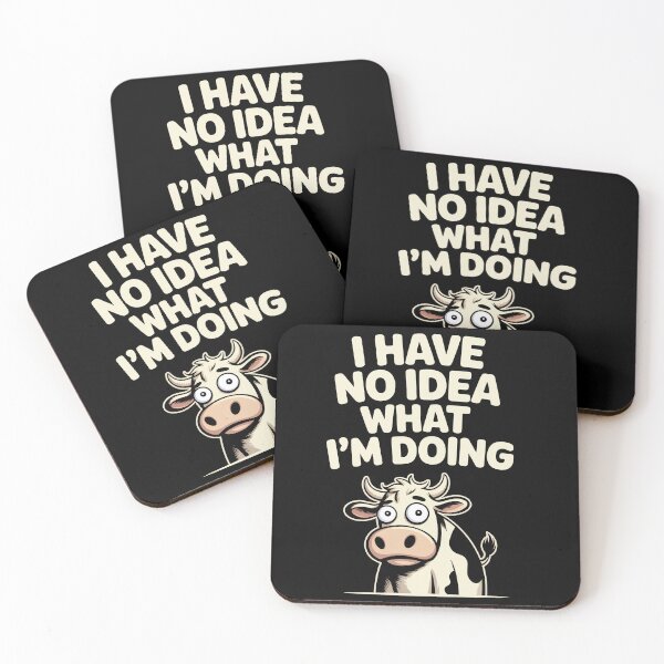 Item preview, I Have No Idea What I'm Doing Funny Cow Gift designed and sold by Say It With Ink.