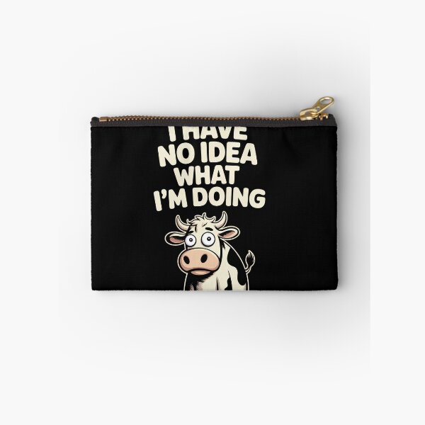 Item preview, I Have No Idea What I'm Doing Funny Cow Gift designed and sold by Say It With Ink.