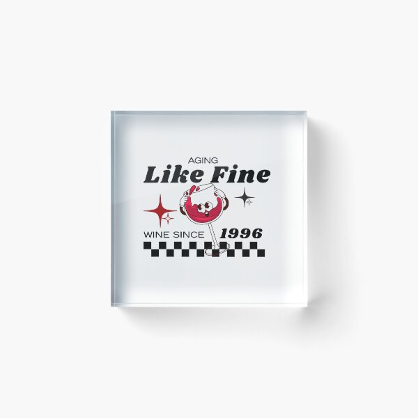 Item preview, Aging Like Fine Wine Since 1996 | Funny Wine Lover Birthday Gift designed and sold by luckyhue.