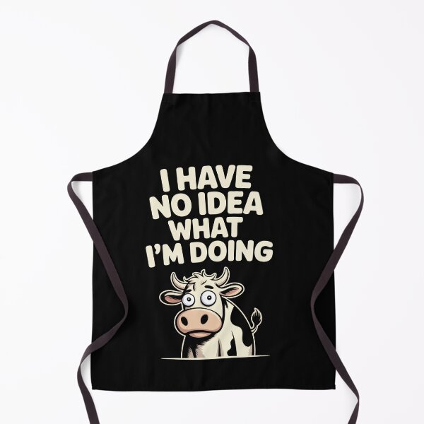 Item preview, I Have No Idea What I'm Doing Funny Cow Gift designed and sold by Say It With Ink.