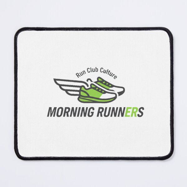 Item preview, Morning Runners Run Club Culture Minimalist Winged Sneakers Logo designed and sold by Ahmed Nedji.