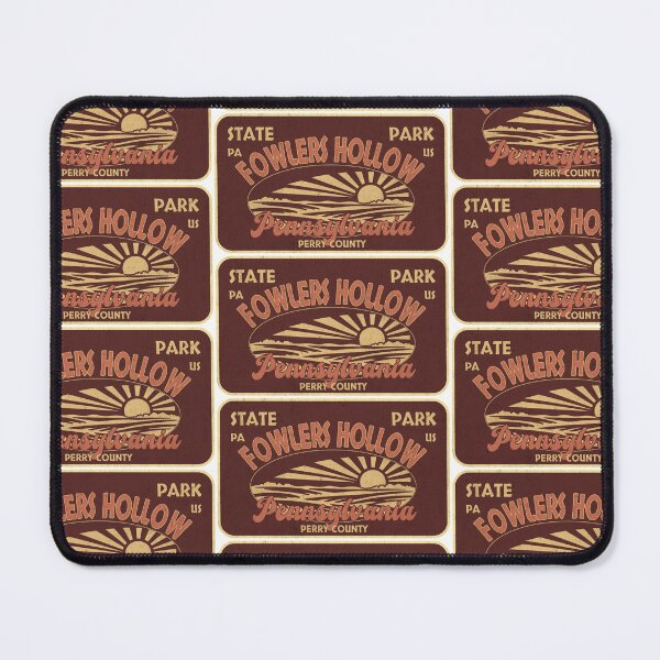 Item preview, Fowlers Hollow State Park, Perry County, Pennsylvania, badge design designed and sold by Wanderful-roads.