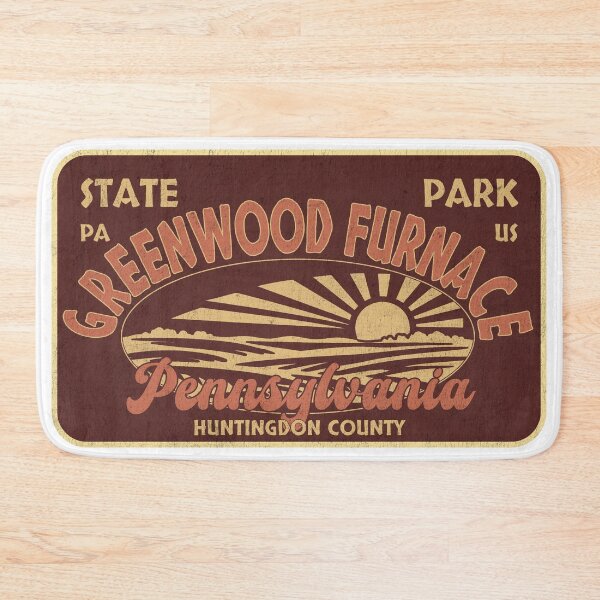 Item preview, Greenwood Furnace State Park, Huntingdon County, Pennsylvania, badge design designed and sold by Wanderful-roads.