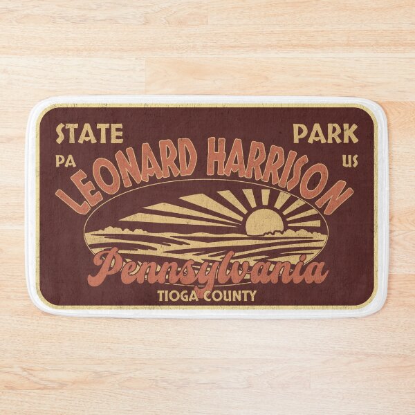 Item preview, Leonard Harrison State Park, Tioga County, Pennsylvania, badge design designed and sold by Wanderful-roads.