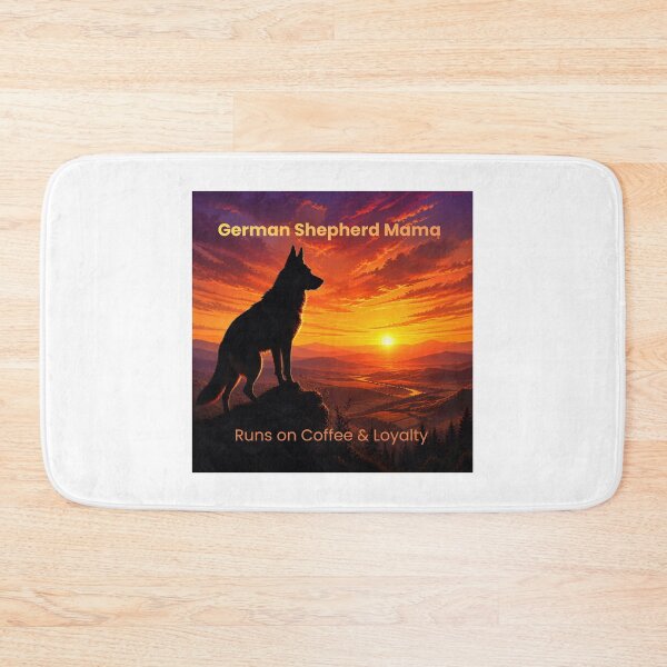 Item preview, German Shepherd Mama German Shepherd Mama Sunset Silhouette | Coffee & Loyalty Gift designed and sold by DogMomGifts .