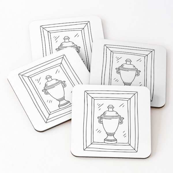 Item preview, An urn displayed at the heart of a framed recess designed and sold by rasagamastore.