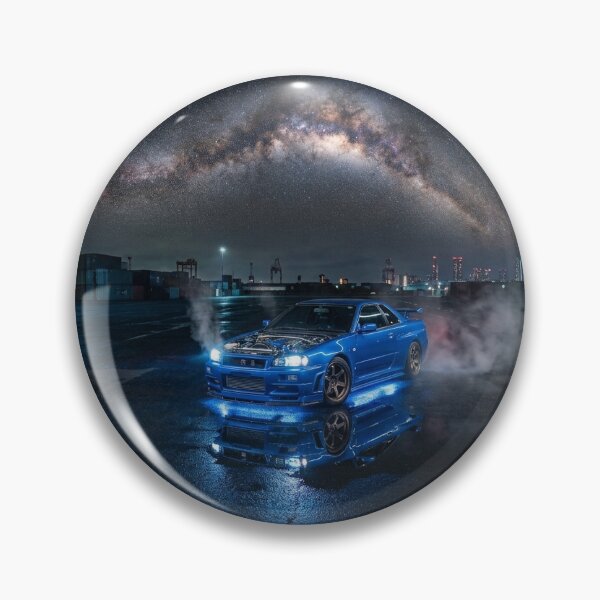 Item preview, Milky Way R34 GT-R Nightshift - JDM Aesthetic Art designed and sold by TurboWear.