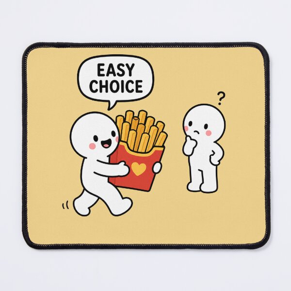Item preview, Easy Choice French Fries Meme designed and sold by MonkiFlipp.