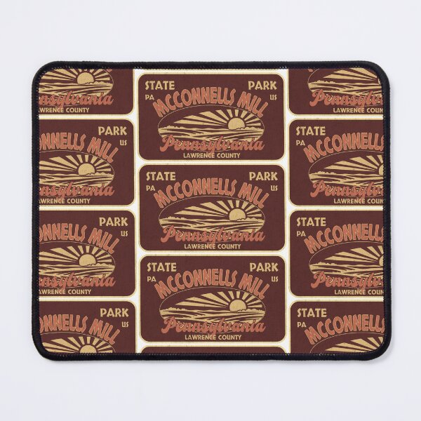 Item preview, McConnells Mill State Park, Lawrence County, Pennsylvania, badge design designed and sold by Wanderful-roads.