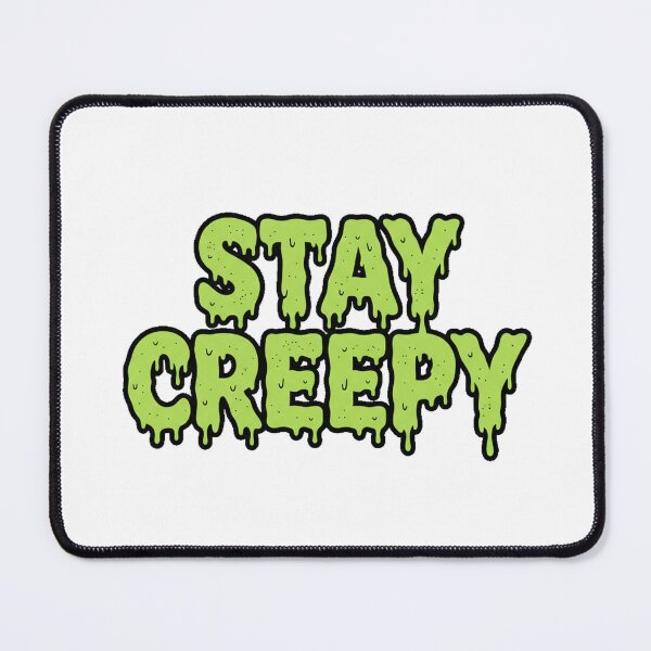 Item preview, Stay Creepy Horror Typography Retro Pulp Drippy Slime Logo designed and sold by Ahmed Nedji.