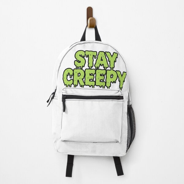 Item preview, Stay Creepy Horror Typography Retro Pulp Drippy Slime Logo designed and sold by Ahmed Nedji.