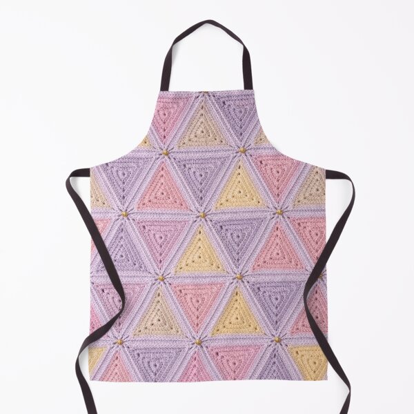 Item preview, Pastel Triangle Crochet Pattern Pink Lavender Peach designed and sold by LuisWorks.