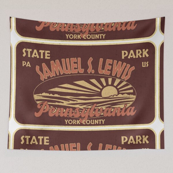 Item preview, Samuel S. Lewis State Park, York County, Pennsylvania, badge design designed and sold by Wanderful-roads.