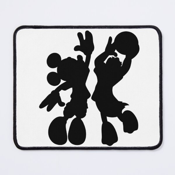 Item preview, Mickey Mouse Silhouette Basketball Sports Fan designed and sold by Magico Paco.